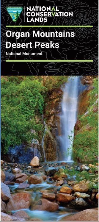 Organ Mountain Desert Peaks National Monument brochure cover.