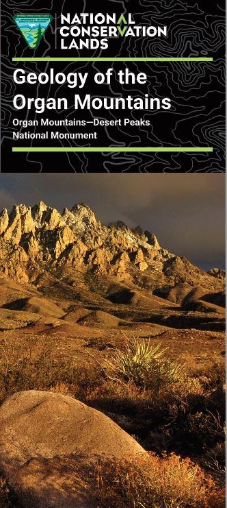 Geology of the Organ Mountains brochure cover.