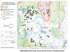 Southeast Wyoming land exchange map thumbnail