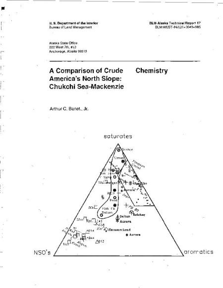 A COMPARISON OF CRUDE OIL CHEMISTRY ON AMERICA’S NORTH SLOPE: CHUKCHI SEA-MACKENZIE DELTA cover