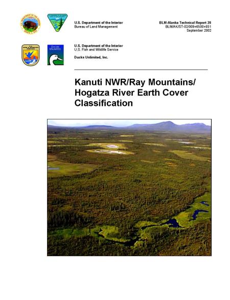 KANUTI NATIONAL WILDLIFE REFUGE/RAY MOUNTAINS/HOGATZA RIVER EARTH COVER CLASSIFICATION cover