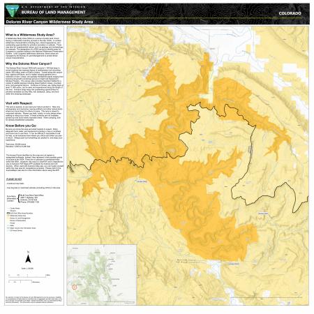 Thumbnail image of the BLM CO TRFO Dolores River Canyon Wilderness Study Area