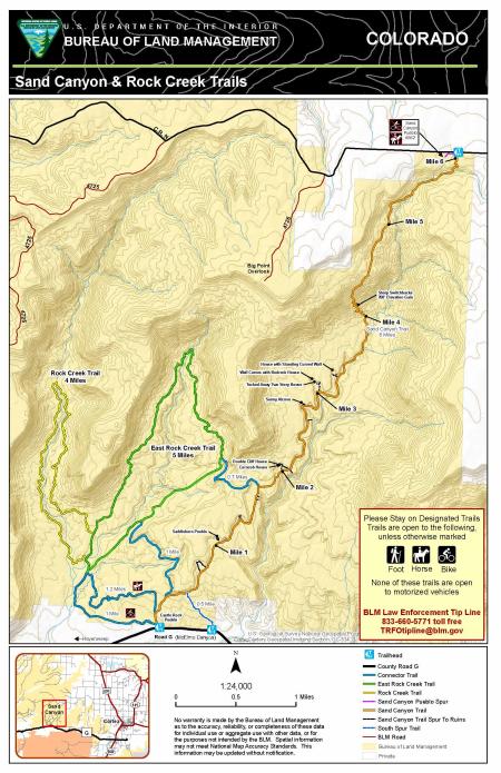 Thumbnail image of the BLM CO TRFO Sand Canyon & Rock Creek Trails