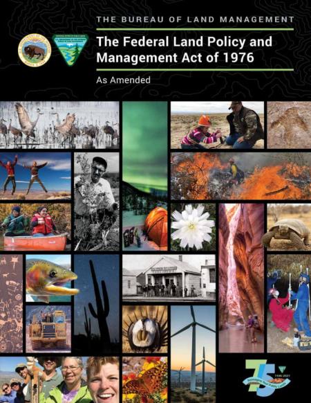 Cover of the 2021 Federal Land Policy and Management Act of 1976 as Amended