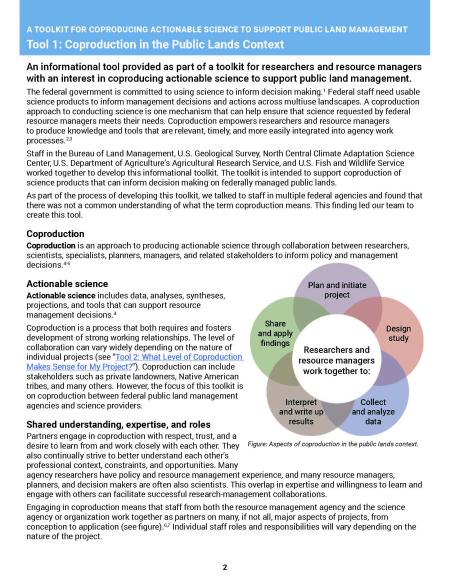 Tool 1: Coproduction in the Public Lands Context cover