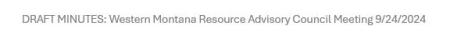 Draft minutes header for MT/DK WMT RAC Mtg 20240924 Minutes