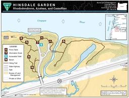 map of Hinsdale Garden
