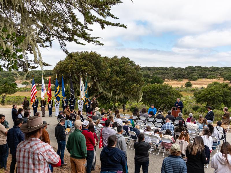 Freedom 250 celebration at Fort Ord National Monument. Photo by Ben Hoke, BLM.